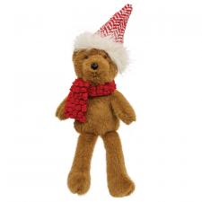 Red Chevron Santa Hat Bear