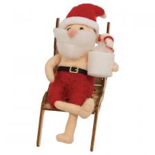 Felted Beach Chair Santa