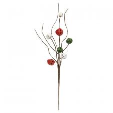 Medium Red Green White Jingle Bell Pick 19.75