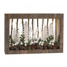 Winter Deer Scene LED Box Large SPECIAL BUY! Original Price 