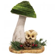 Christmas Sisal Owl and Mushroom Sitter