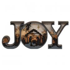 Joy Nativity Scene Sitter