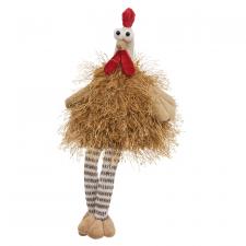 Brown Dangle Legs Fluffy Chicken