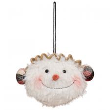 Earmuffs Snowman Ornament